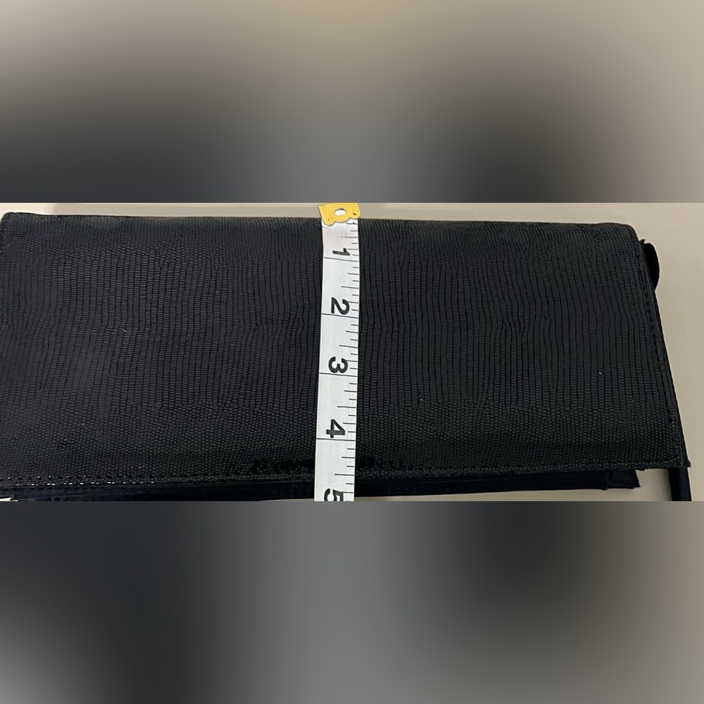 Randolph Duke black clutch bag with a wristlet strap - Picture 10 of 12